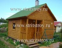 Брусовая баня 4х4
